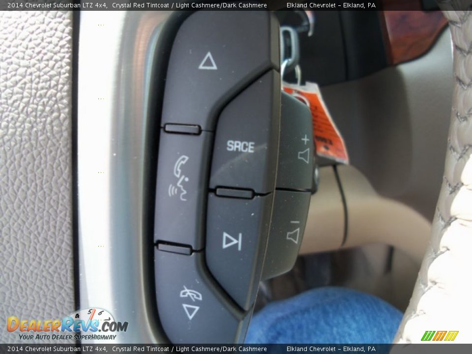 2014 Chevrolet Suburban LTZ 4x4 Crystal Red Tintcoat / Light Cashmere/Dark Cashmere Photo #32