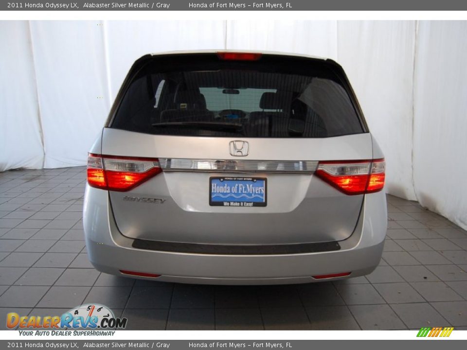 2011 Honda Odyssey LX Alabaster Silver Metallic / Gray Photo #7