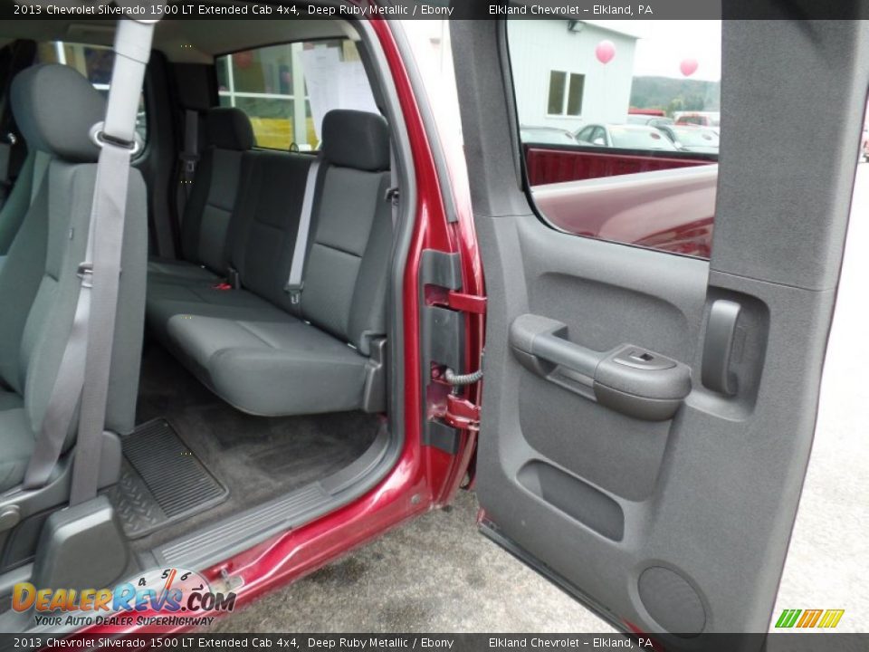 2013 Chevrolet Silverado 1500 LT Extended Cab 4x4 Deep Ruby Metallic / Ebony Photo #36