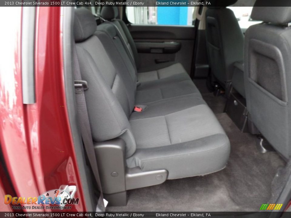 2013 Chevrolet Silverado 1500 LT Crew Cab 4x4 Deep Ruby Metallic / Ebony Photo #24