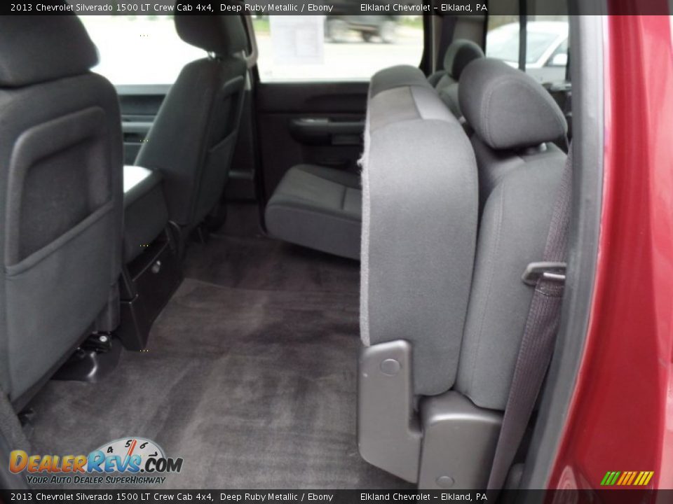 2013 Chevrolet Silverado 1500 LT Crew Cab 4x4 Deep Ruby Metallic / Ebony Photo #27