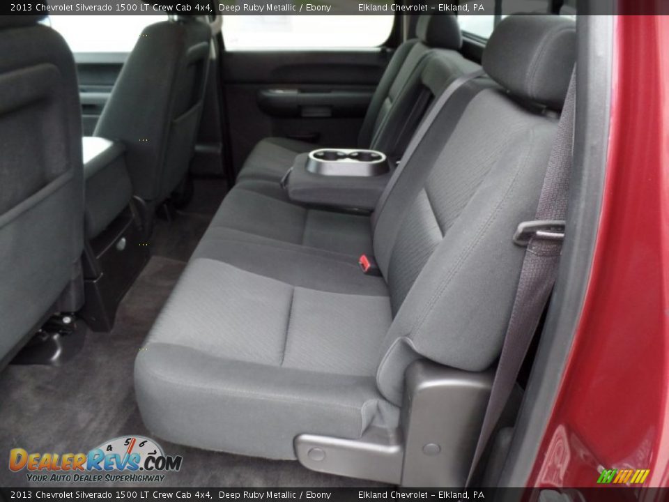 2013 Chevrolet Silverado 1500 LT Crew Cab 4x4 Deep Ruby Metallic / Ebony Photo #28