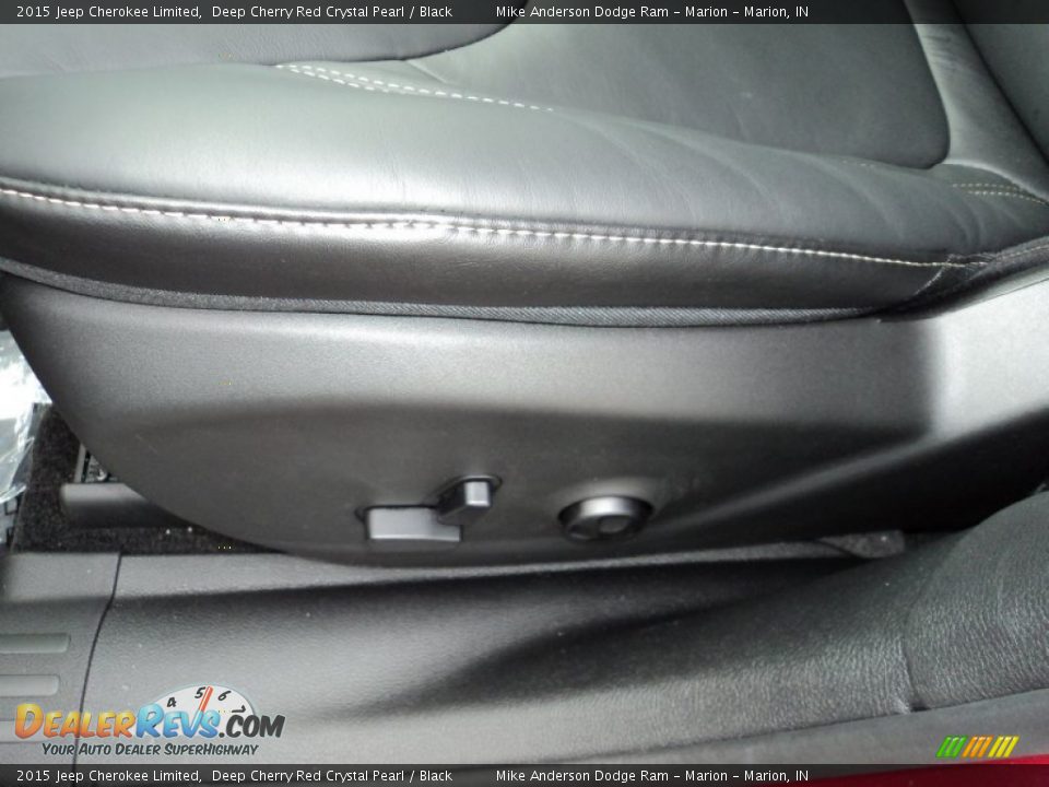 2015 Jeep Cherokee Limited Deep Cherry Red Crystal Pearl / Black Photo #13