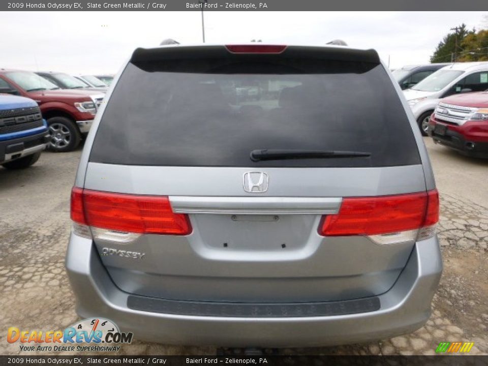 2009 Honda Odyssey EX Slate Green Metallic / Gray Photo #4