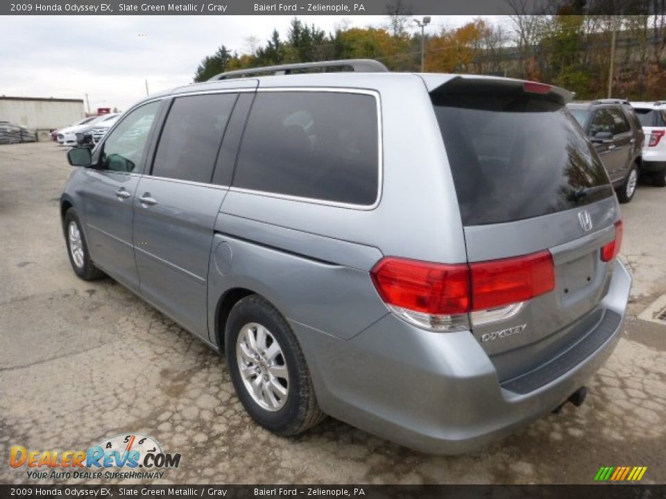 2009 Honda Odyssey EX Slate Green Metallic / Gray Photo #5