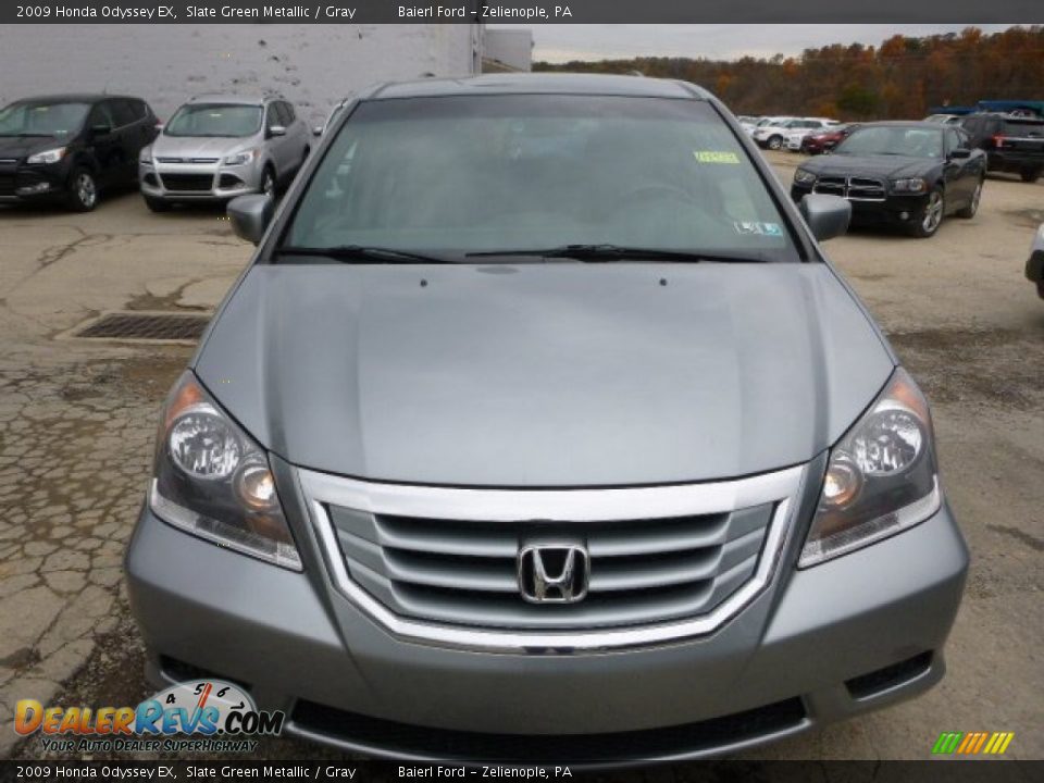 2009 Honda Odyssey EX Slate Green Metallic / Gray Photo #8
