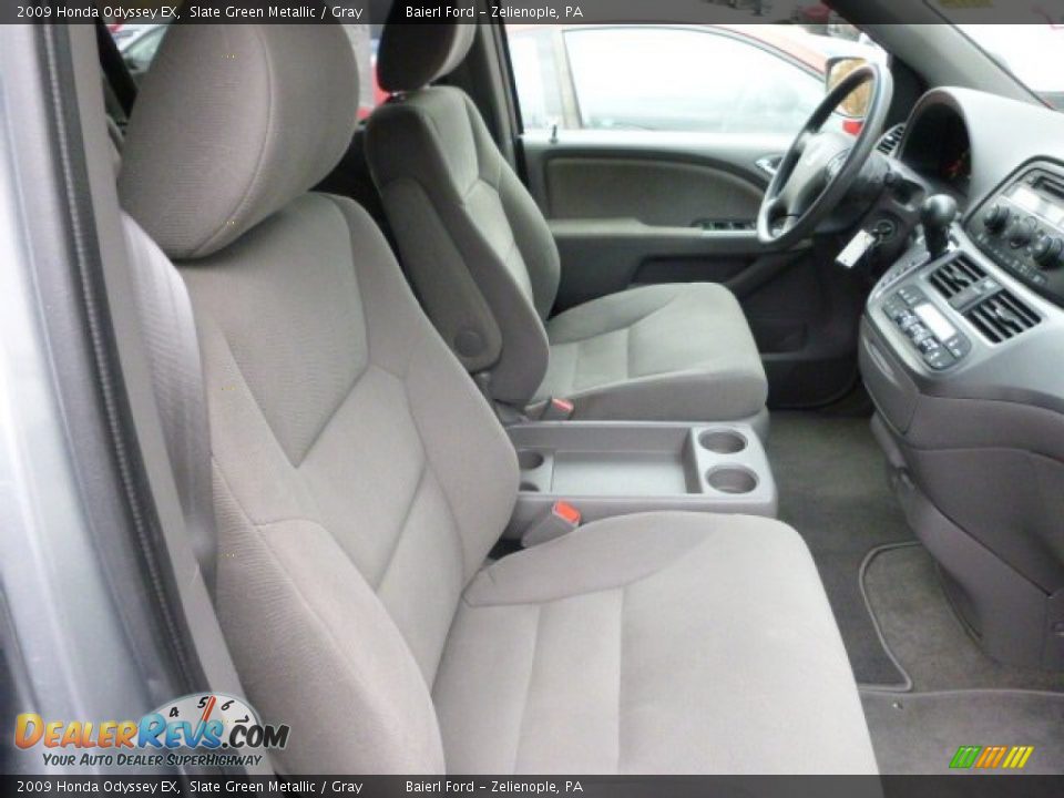 2009 Honda Odyssey EX Slate Green Metallic / Gray Photo #9