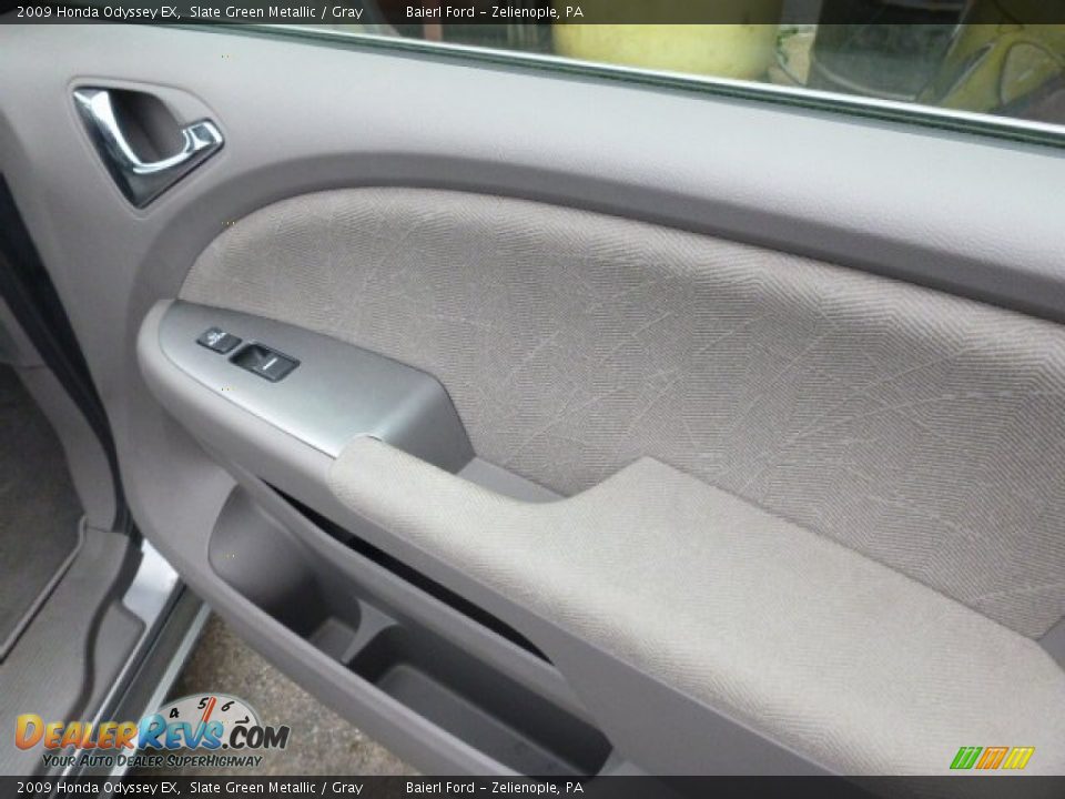 2009 Honda Odyssey EX Slate Green Metallic / Gray Photo #11