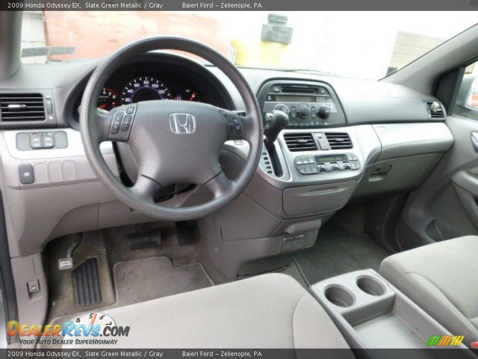 2009 Honda Odyssey EX Slate Green Metallic / Gray Photo #18