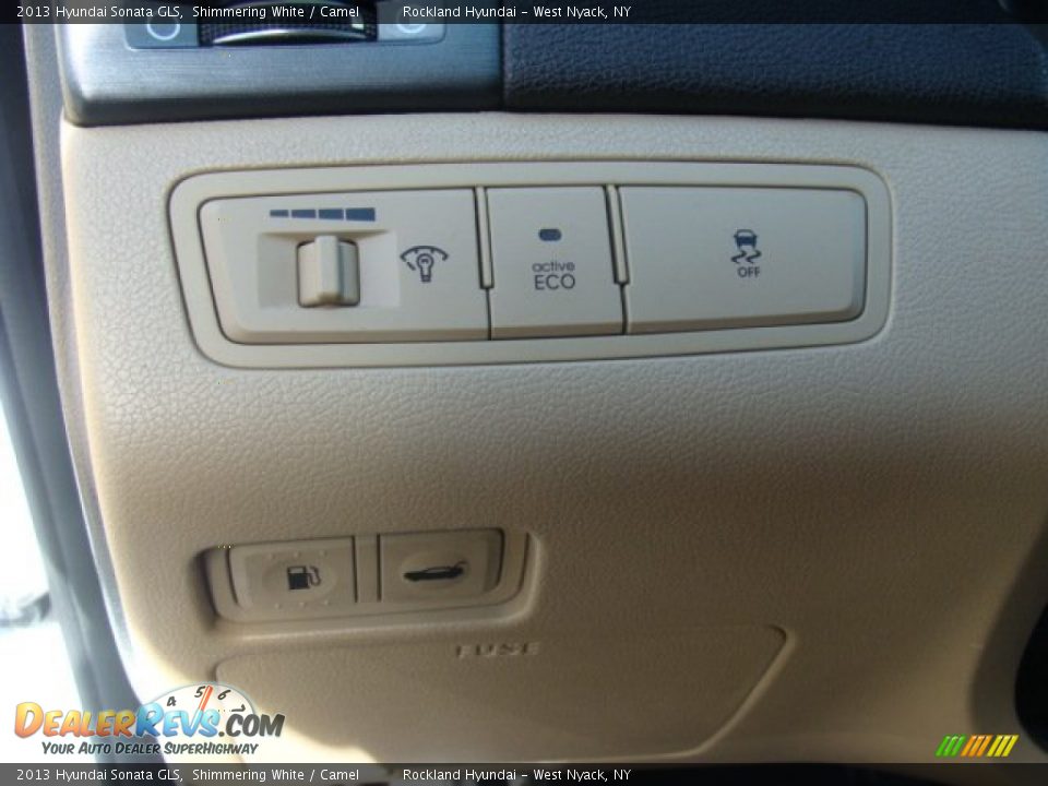 2013 Hyundai Sonata GLS Shimmering White / Camel Photo #12
