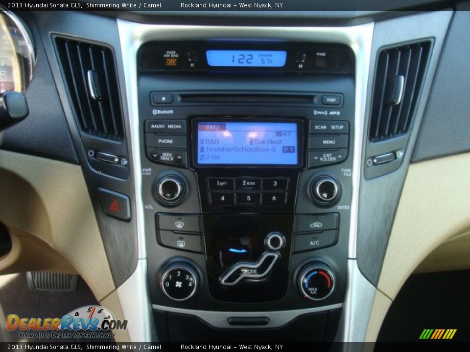 2013 Hyundai Sonata GLS Shimmering White / Camel Photo #17
