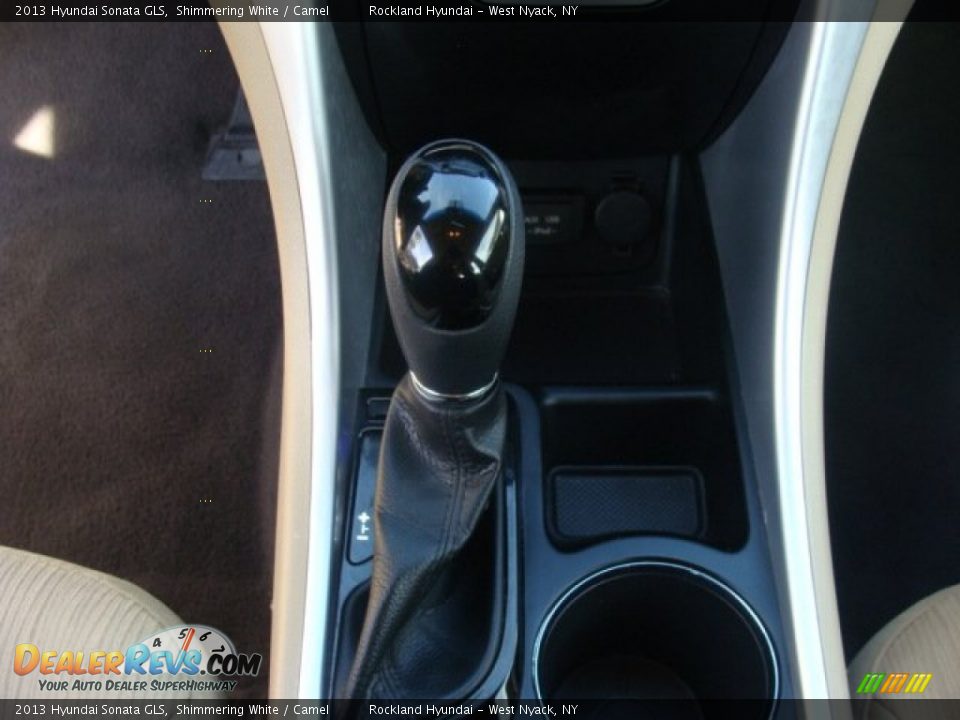 2013 Hyundai Sonata GLS Shimmering White / Camel Photo #19