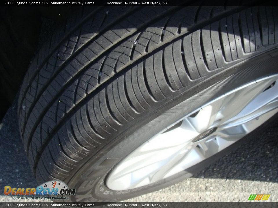 2013 Hyundai Sonata GLS Shimmering White / Camel Photo #28