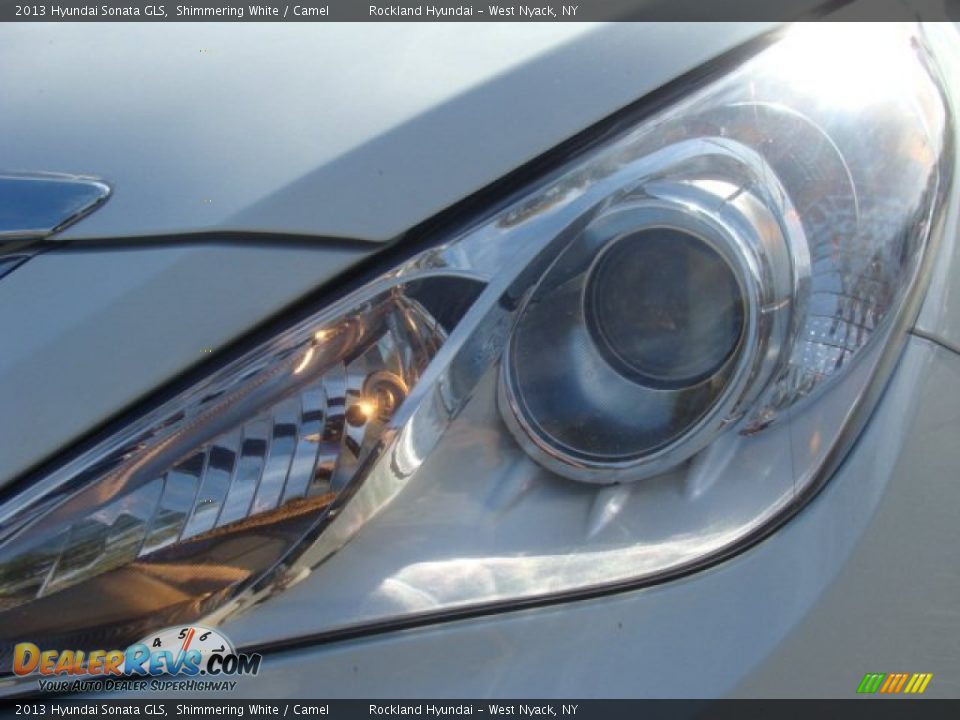 2013 Hyundai Sonata GLS Shimmering White / Camel Photo #30