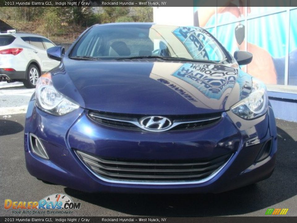 2013 Hyundai Elantra GLS Indigo Night / Gray Photo #2