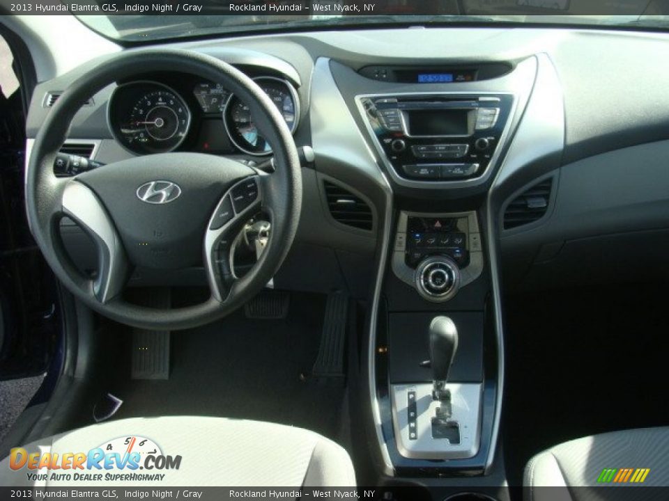 2013 Hyundai Elantra GLS Indigo Night / Gray Photo #11