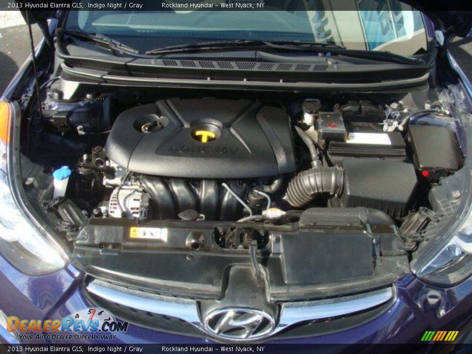 2013 Hyundai Elantra GLS Indigo Night / Gray Photo #27