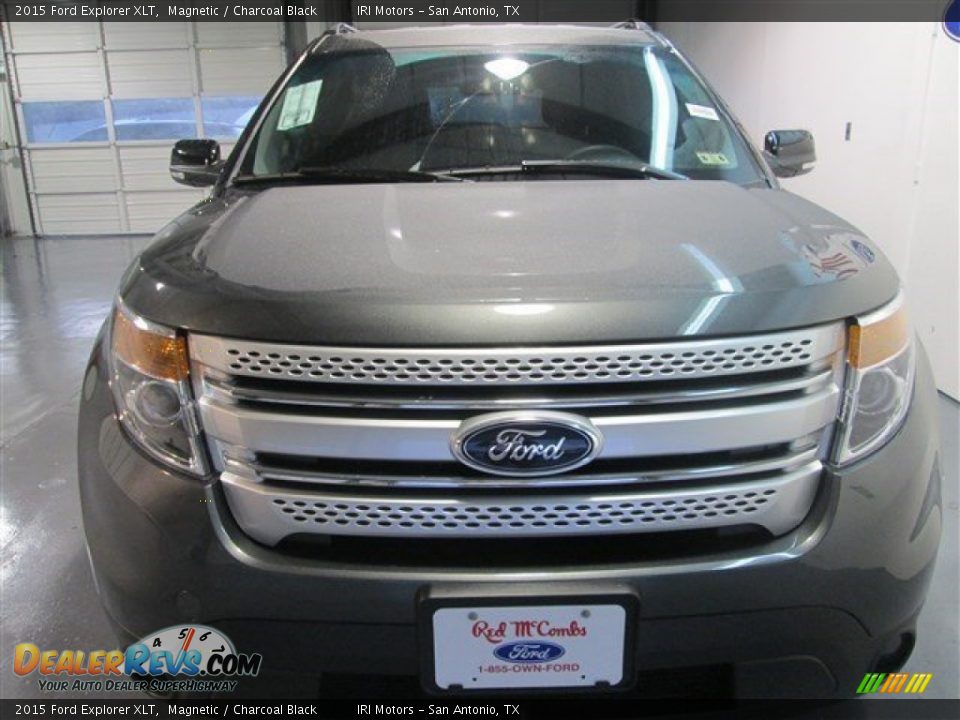 2015 Ford Explorer XLT Magnetic / Charcoal Black Photo #2