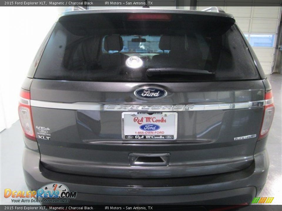 2015 Ford Explorer XLT Magnetic / Charcoal Black Photo #5