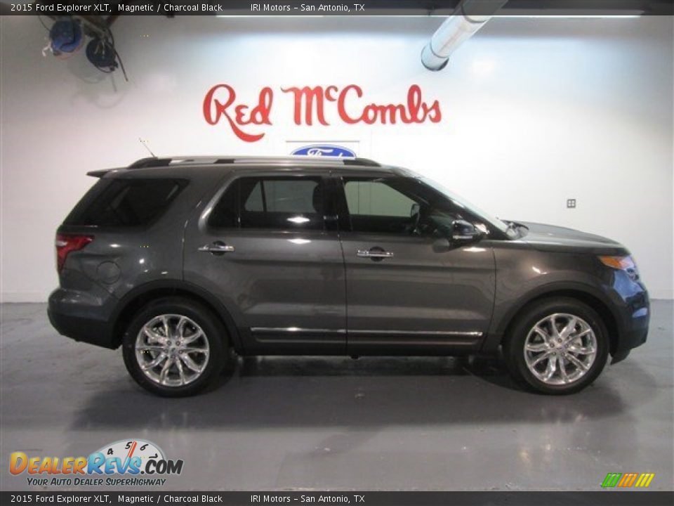 2015 Ford Explorer XLT Magnetic / Charcoal Black Photo #8