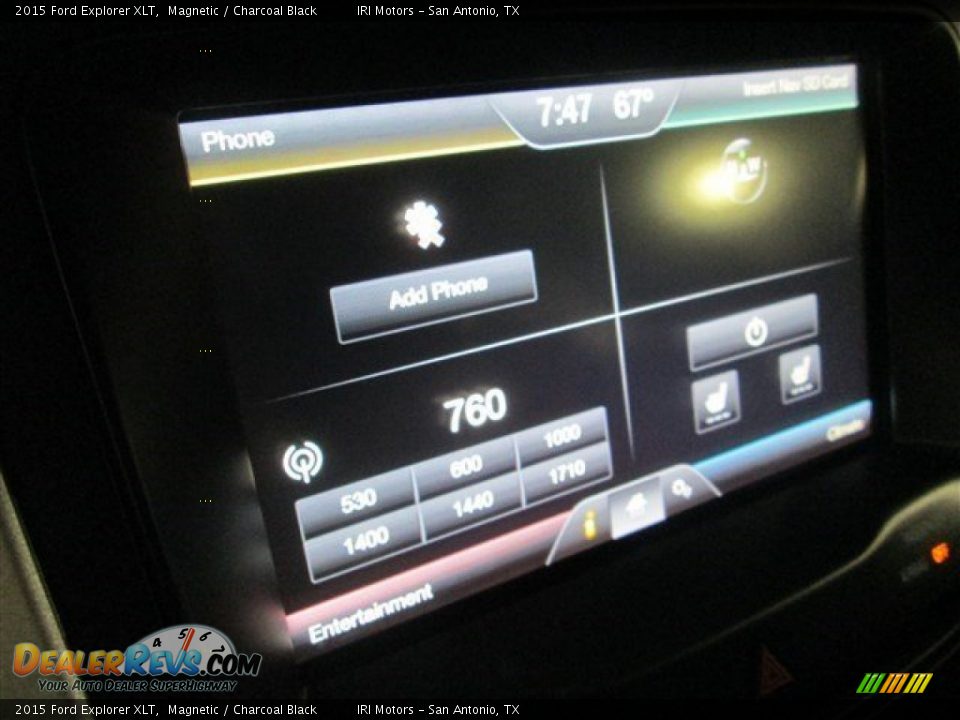 2015 Ford Explorer XLT Magnetic / Charcoal Black Photo #19