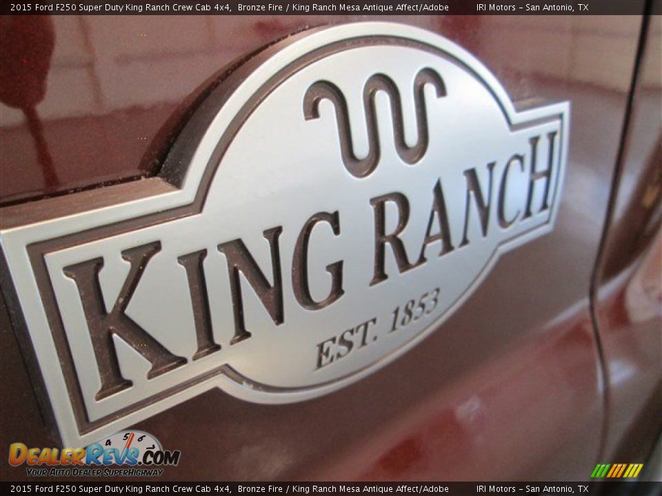2015 Ford F250 Super Duty King Ranch Crew Cab 4x4 Bronze Fire / King Ranch Mesa Antique Affect/Adobe Photo #11