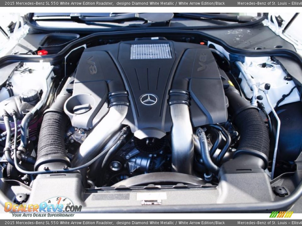 2015 Mercedes-Benz SL 550 White Arrow Edition Roadster 4.7 Liter biturbo DOHC 32-Valve VVT V8 Engine Photo #11