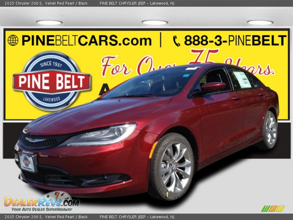 2015 Chrysler 200 S Velvet Red Pearl / Black Photo #1