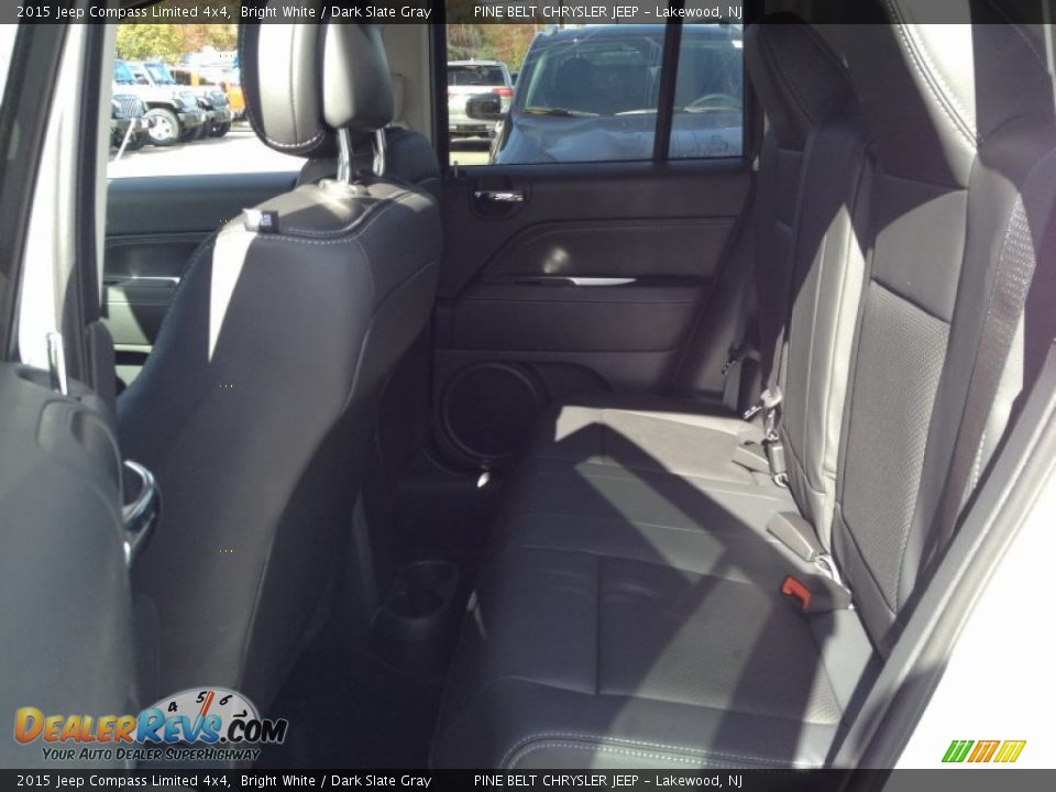Rear Seat of 2015 Jeep Compass Limited 4x4 Photo #6