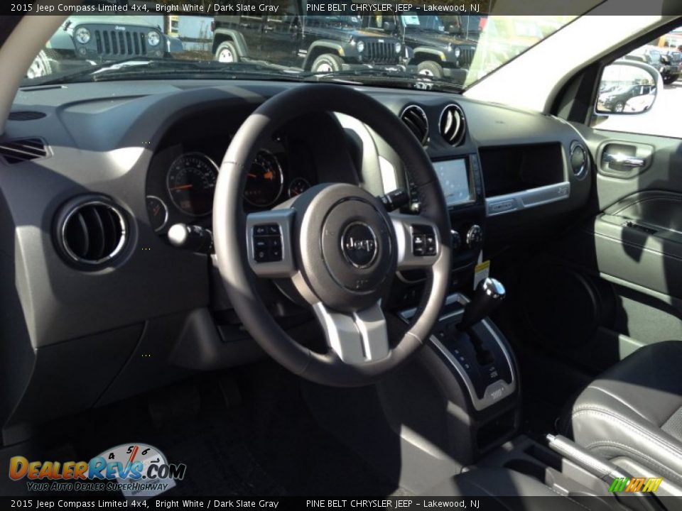 Dashboard of 2015 Jeep Compass Limited 4x4 Photo #7