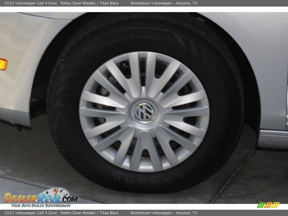 2013 Volkswagen Golf 4 Door Reflex Silver Metallic / Titan Black Photo #5