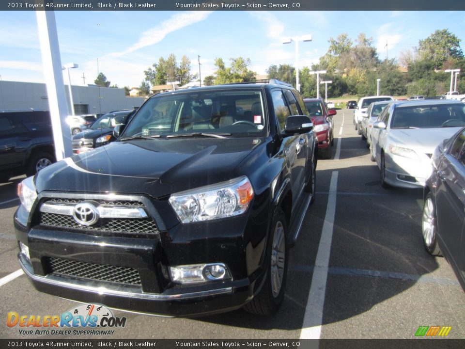 2013 Toyota 4Runner Limited Black / Black Leather Photo #4