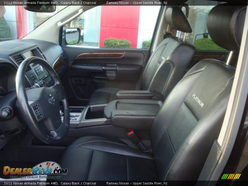 2011 Nissan Armada Platinum 4WD Galaxy Black / Charcoal Photo #11