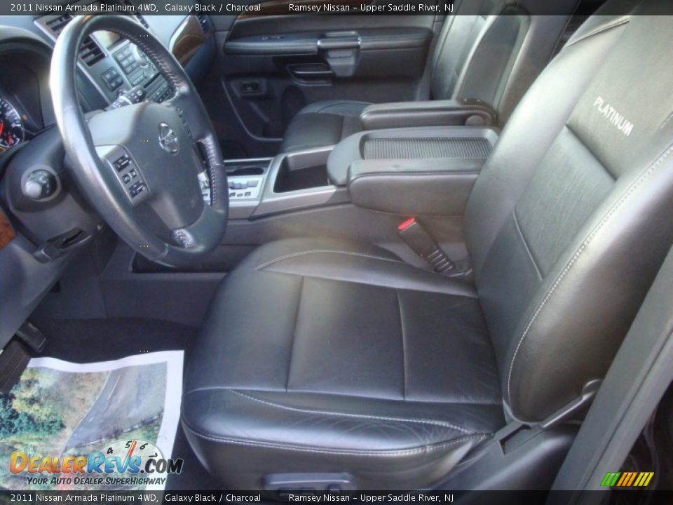 2011 Nissan Armada Platinum 4WD Galaxy Black / Charcoal Photo #12