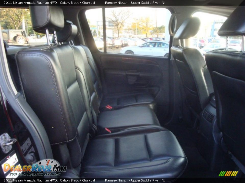 2011 Nissan Armada Platinum 4WD Galaxy Black / Charcoal Photo #16