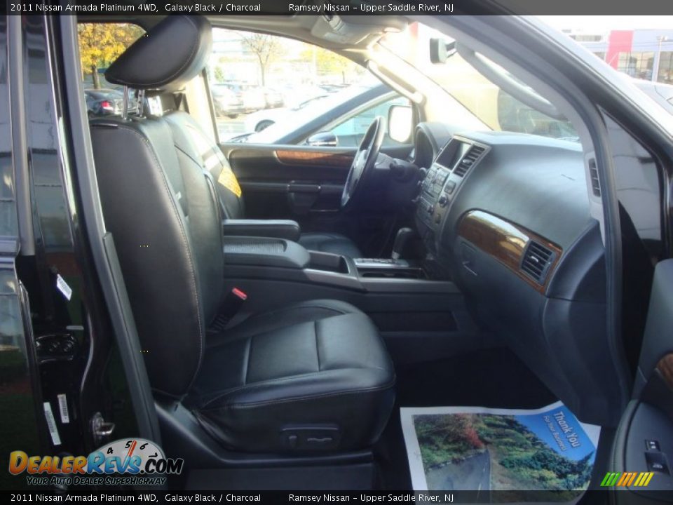 2011 Nissan Armada Platinum 4WD Galaxy Black / Charcoal Photo #19