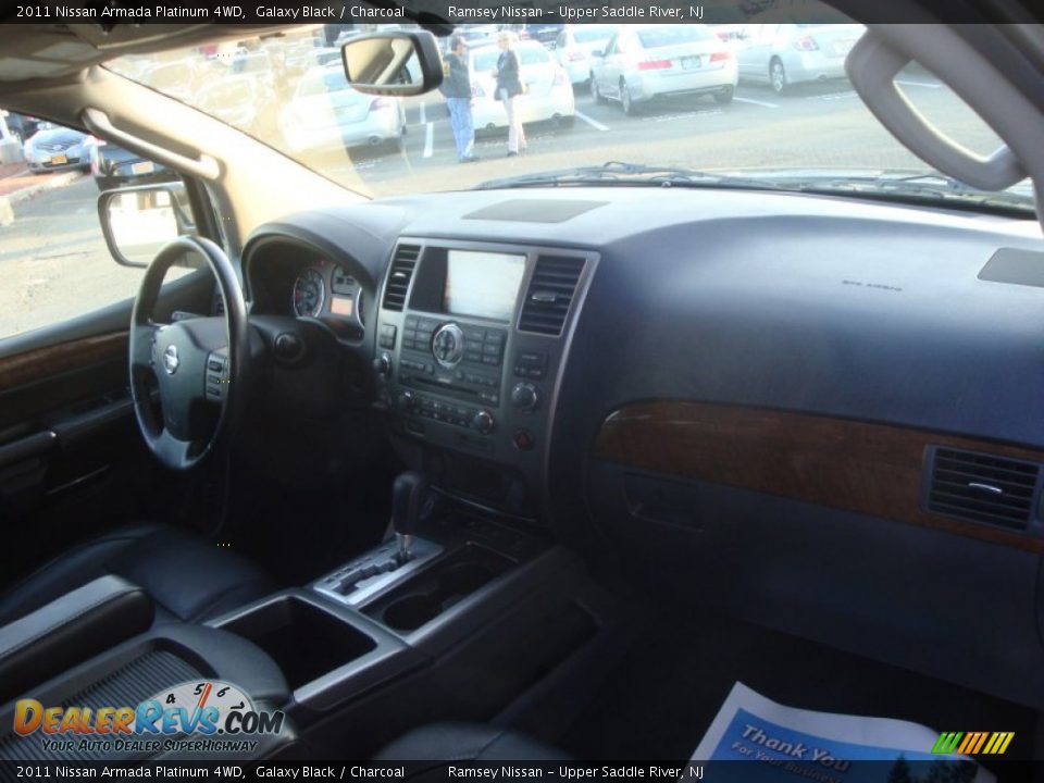 2011 Nissan Armada Platinum 4WD Galaxy Black / Charcoal Photo #21