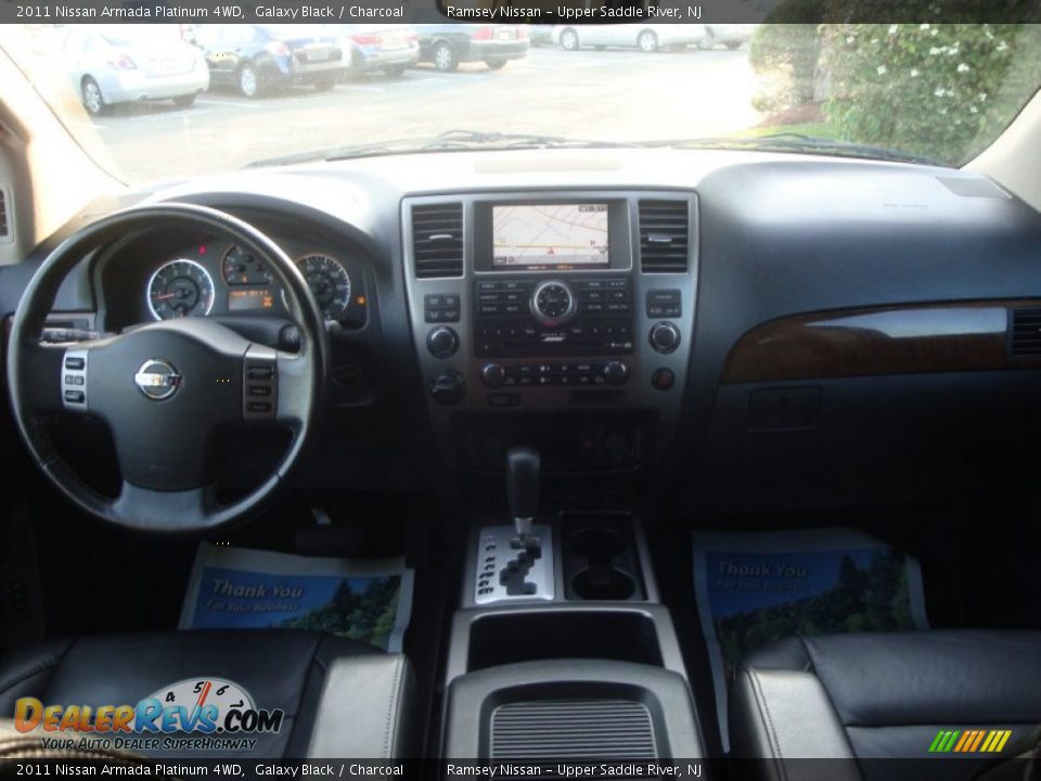 2011 Nissan Armada Platinum 4WD Galaxy Black / Charcoal Photo #22