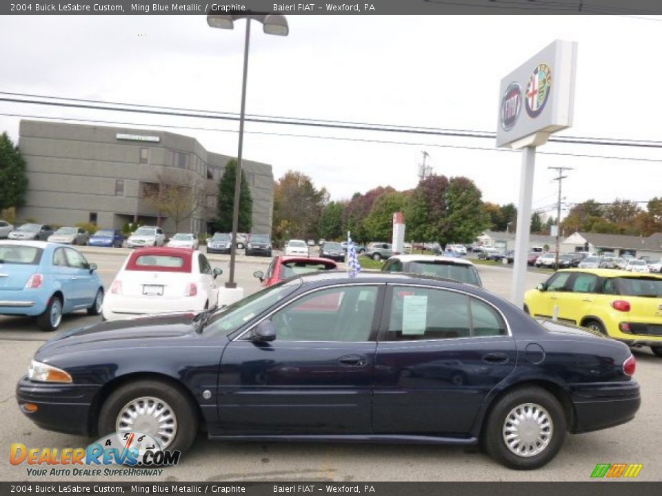 2004 Buick LeSabre Custom Ming Blue Metallic / Graphite Photo #4