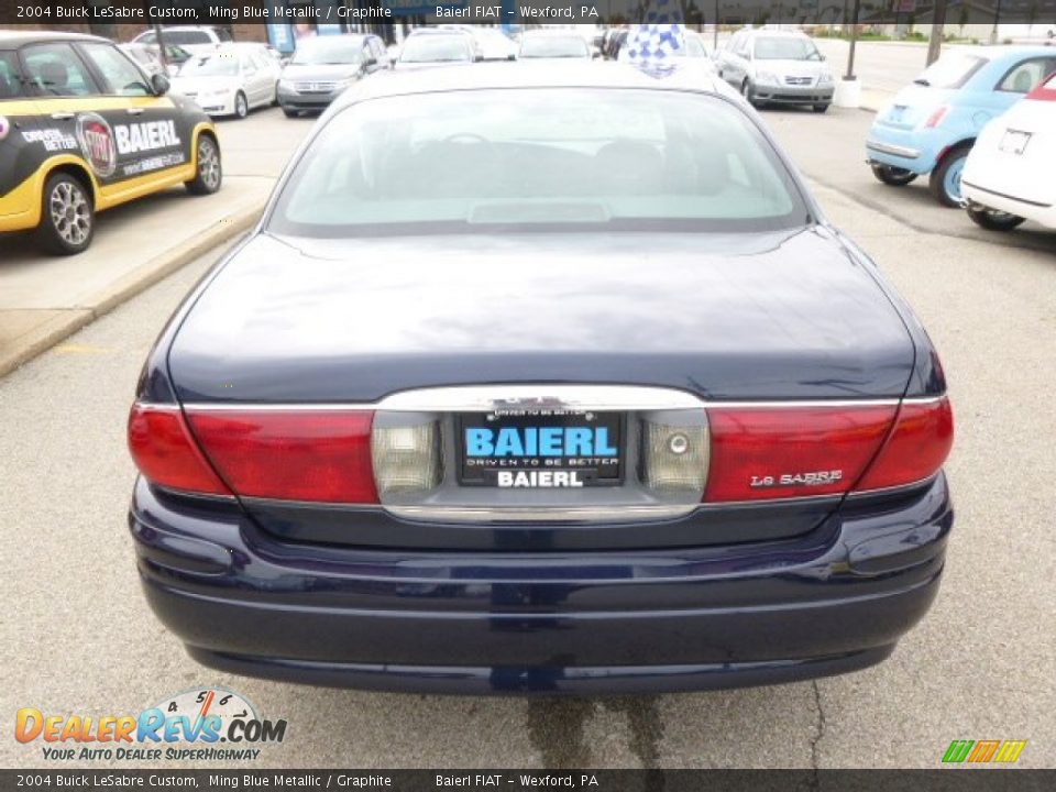 2004 Buick LeSabre Custom Ming Blue Metallic / Graphite Photo #6