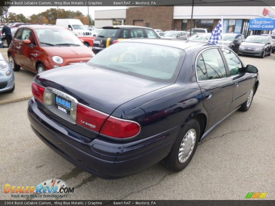 2004 Buick LeSabre Custom Ming Blue Metallic / Graphite Photo #7