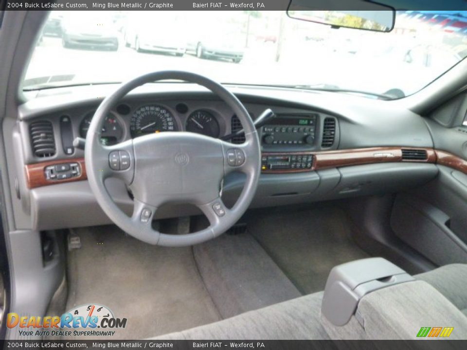 2004 Buick LeSabre Custom Ming Blue Metallic / Graphite Photo #14