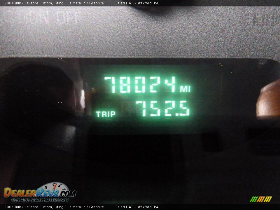 2004 Buick LeSabre Custom Ming Blue Metallic / Graphite Photo #19