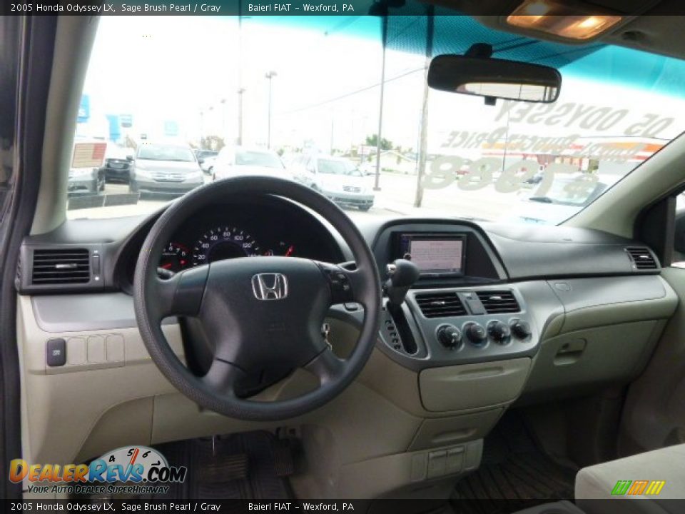 2005 Honda Odyssey LX Sage Brush Pearl / Gray Photo #14