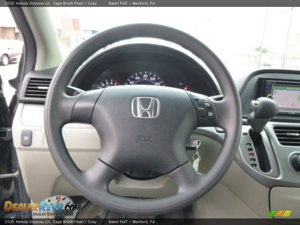 2005 Honda Odyssey LX Sage Brush Pearl / Gray Photo #18