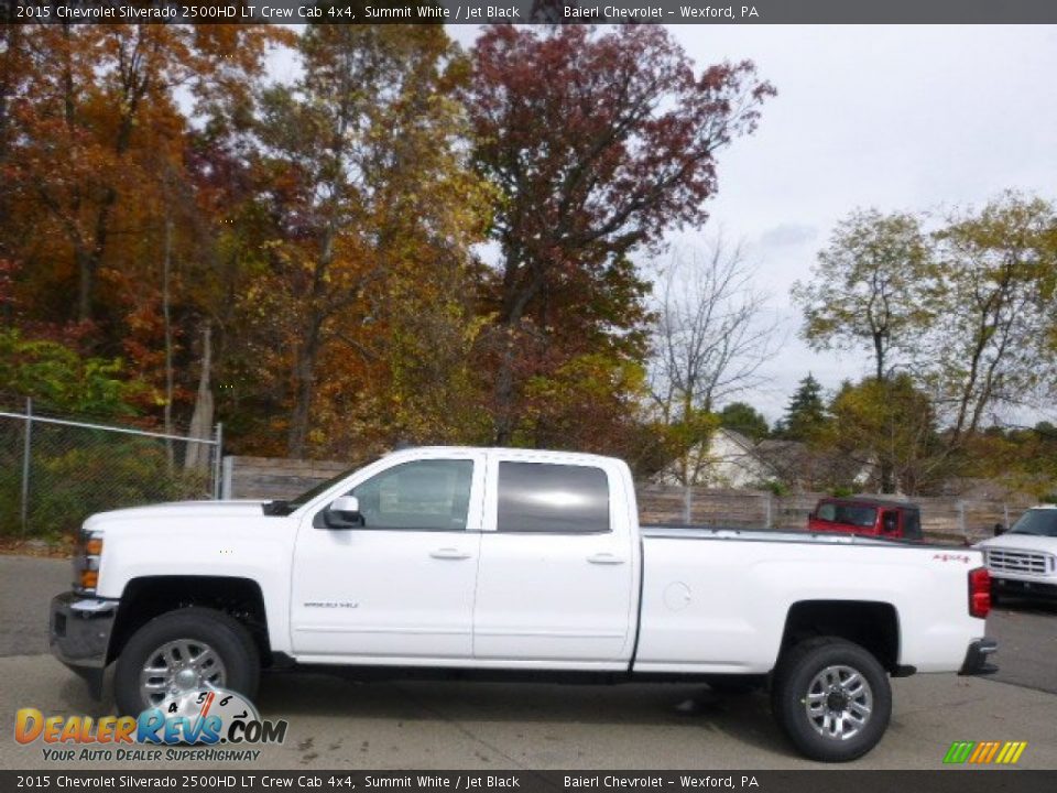 2015 Chevrolet Silverado 2500HD LT Crew Cab 4x4 Summit White / Jet Black Photo #1