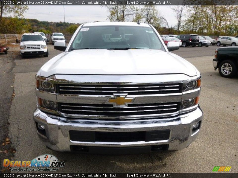 2015 Chevrolet Silverado 2500HD LT Crew Cab 4x4 Summit White / Jet Black Photo #3