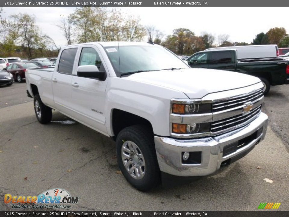2015 Chevrolet Silverado 2500HD LT Crew Cab 4x4 Summit White / Jet Black Photo #4