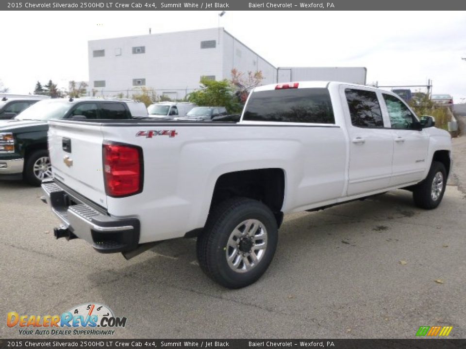 2015 Chevrolet Silverado 2500HD LT Crew Cab 4x4 Summit White / Jet Black Photo #6