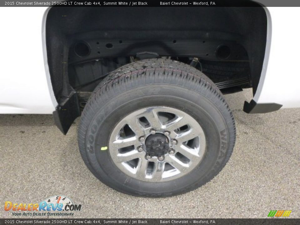 2015 Chevrolet Silverado 2500HD LT Crew Cab 4x4 Summit White / Jet Black Photo #9